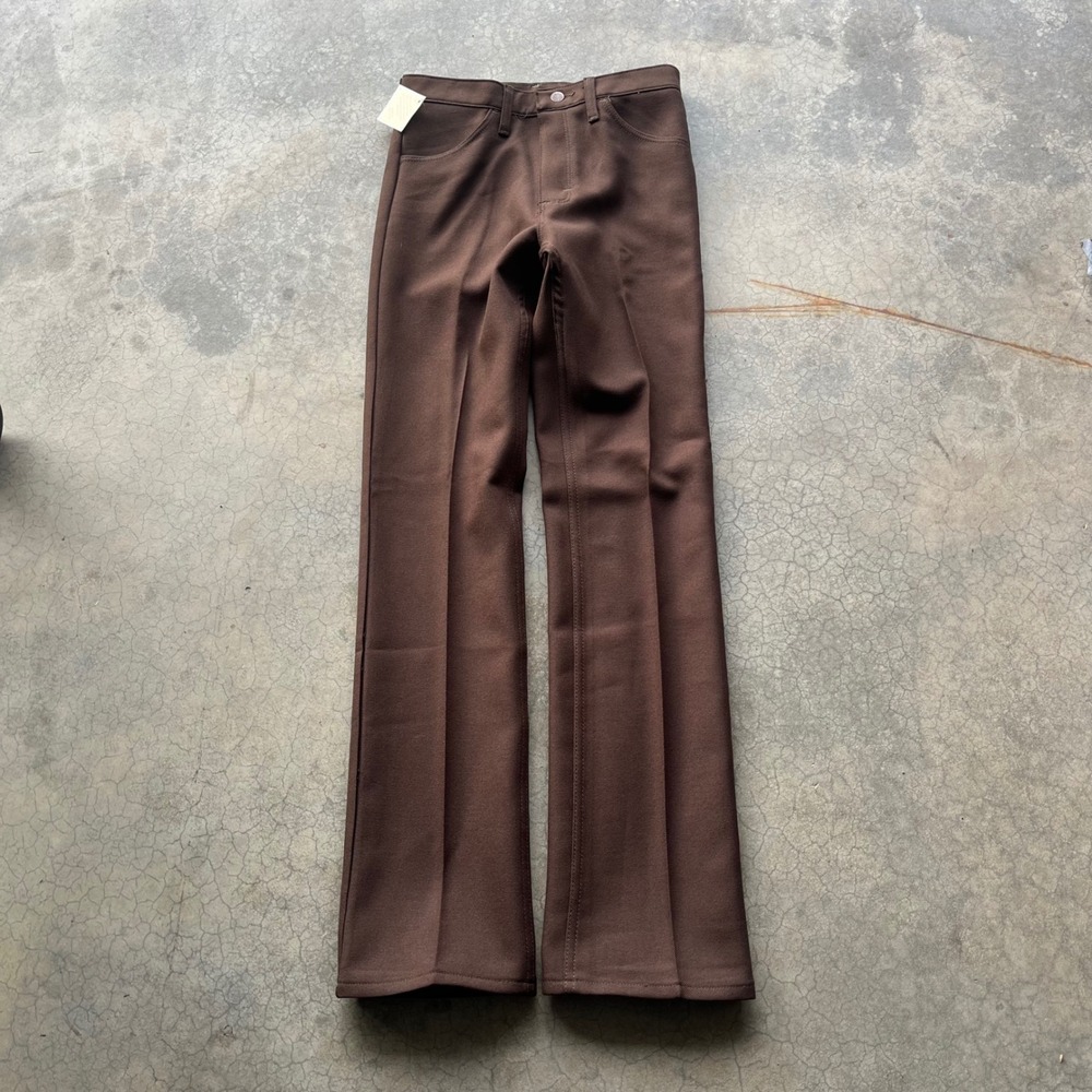 Vintage Wrangler Wrancher Boot Jeans Brown 30x34 Regular Fit 82BN Made in USA